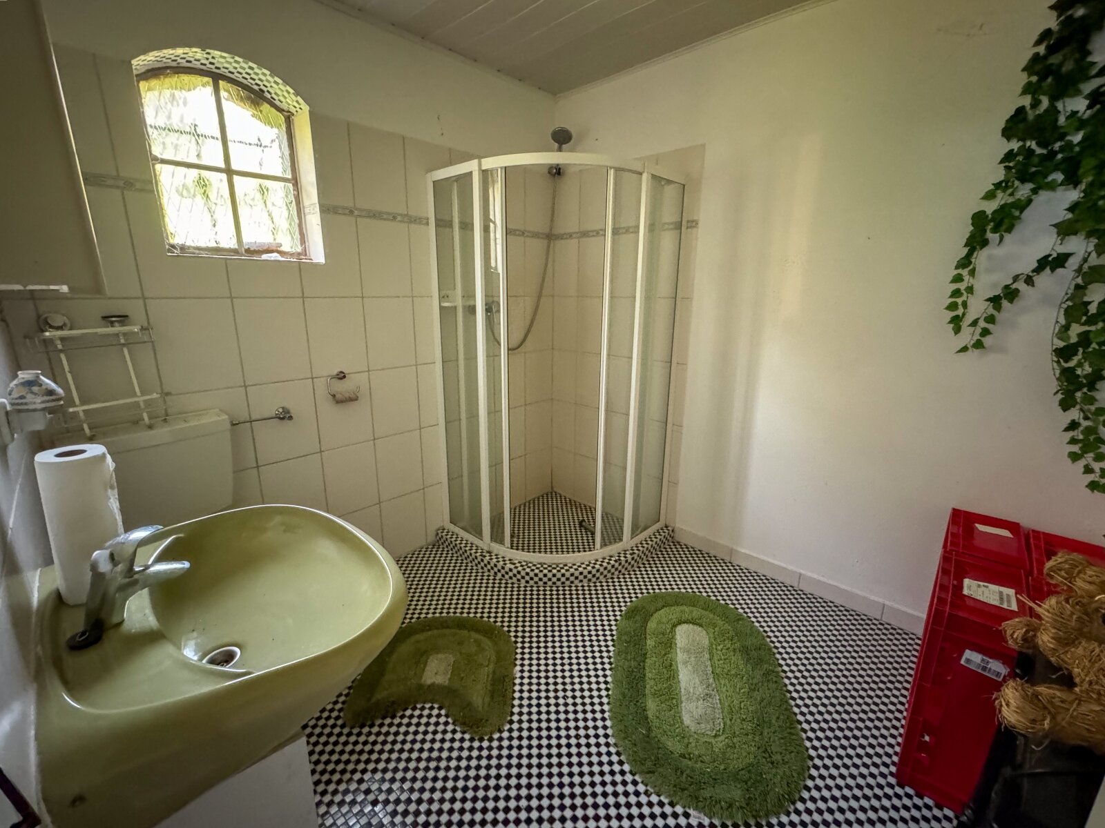 Geräumige Scheune mit Pferdeboxen und ausgebautem Bereich inkl. Bad, Küche und Zimmern