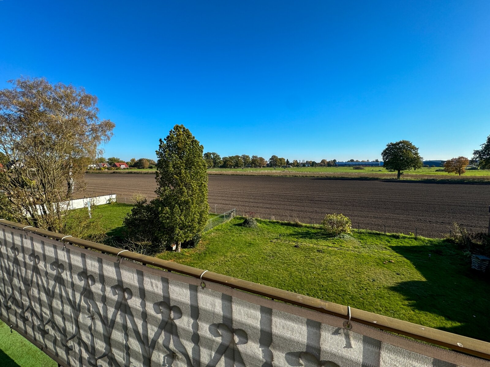 Blick vom Balkon