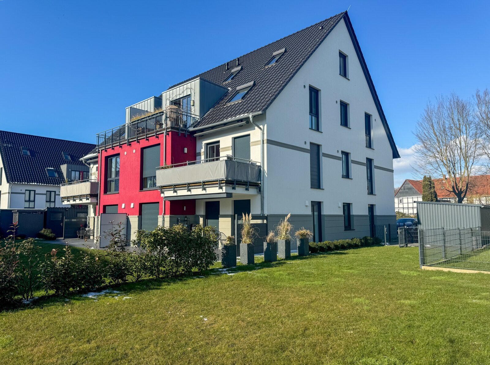 Hintere Hausansicht