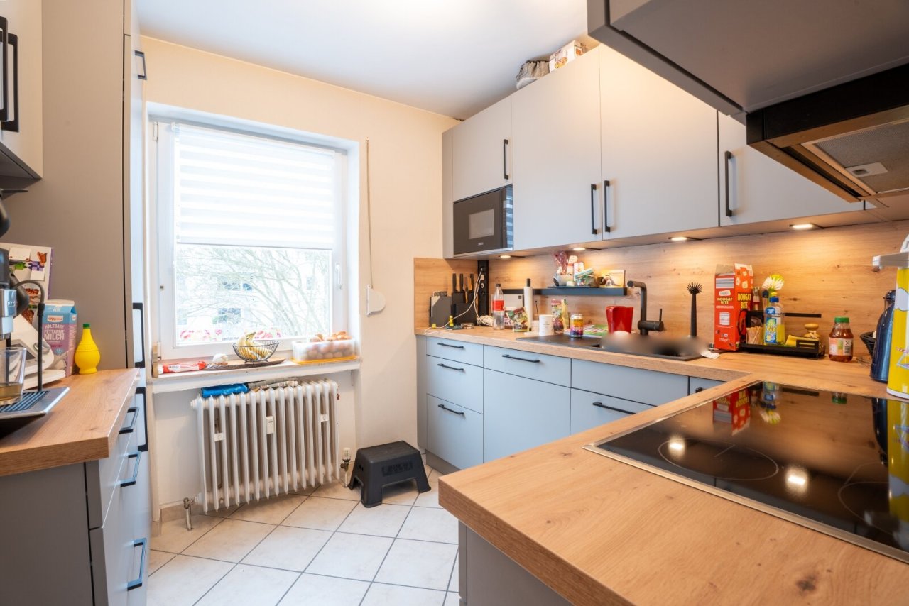 1. OG links; Küche ohne EBK