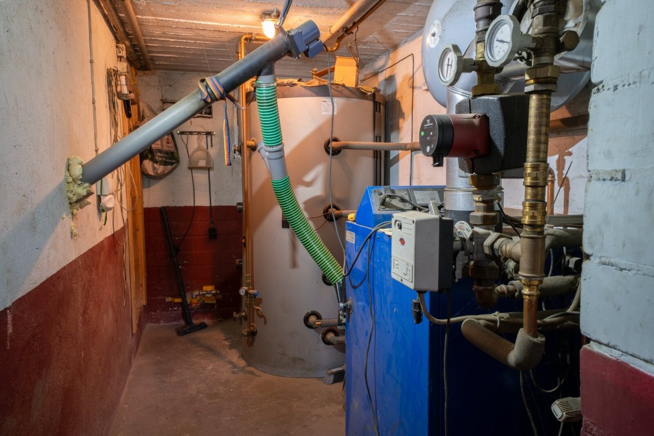 Ansicht der Heizungsanlage Ansicht der Heizungsanlage